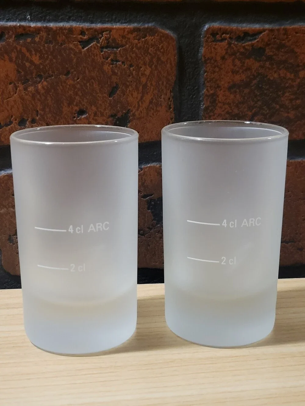 Lot of Four Jagermeister Shot Glasses Various Sizes